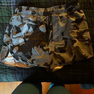 NFQ Blue camo shorts